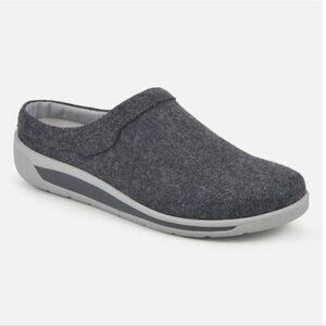New Womens Cliffs by White Mountain Comfort Gray Mules 6.5